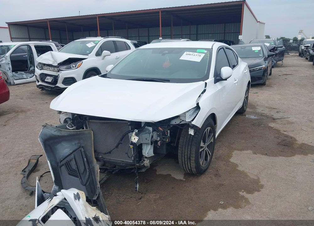 2022 NISSAN SENTRA SV VIN: 3N1AB8CVXNY297122