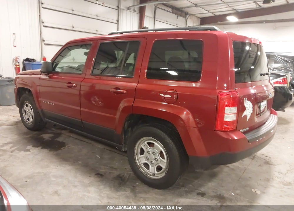 2017 JEEP PATRIOT SPORT FWD VIN: 1C4NJPBB6HD158499
