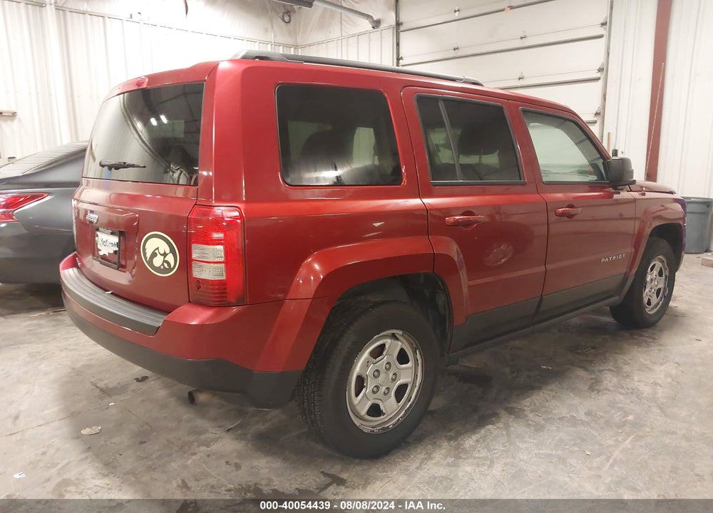 2017 JEEP PATRIOT SPORT FWD VIN: 1C4NJPBB6HD158499