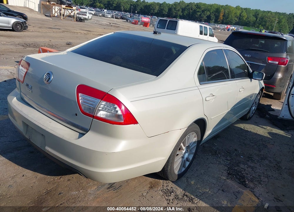 2008 MERCURY MILAN I4 PREMIER VIN: 3MEHM08Z58R638880