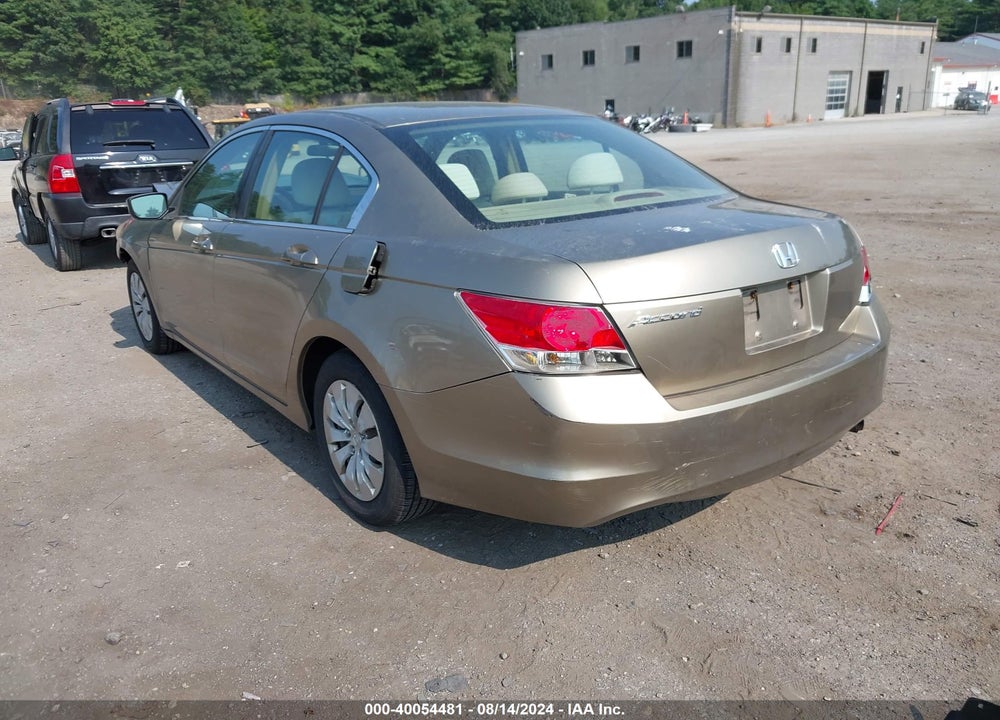 2009 HONDA ACCORD 2.4 LX VIN: 1HGCP26309A043638