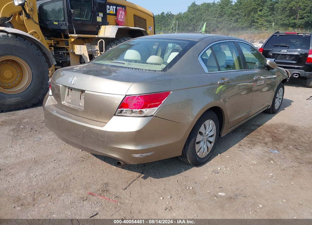 2009 HONDA ACCORD 2.4 LX VIN: 1HGCP26309A043638