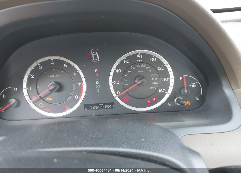 2009 HONDA ACCORD 2.4 LX VIN: 1HGCP26309A043638