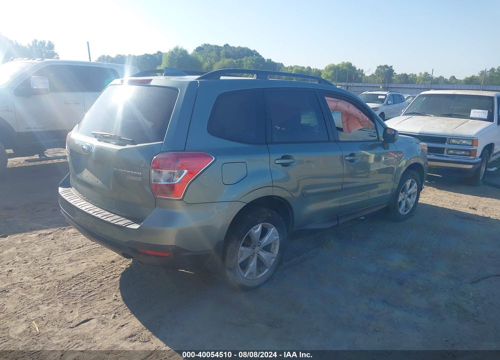2016 SUBARU FORESTER VIN: JF2SJAGC5GH508943