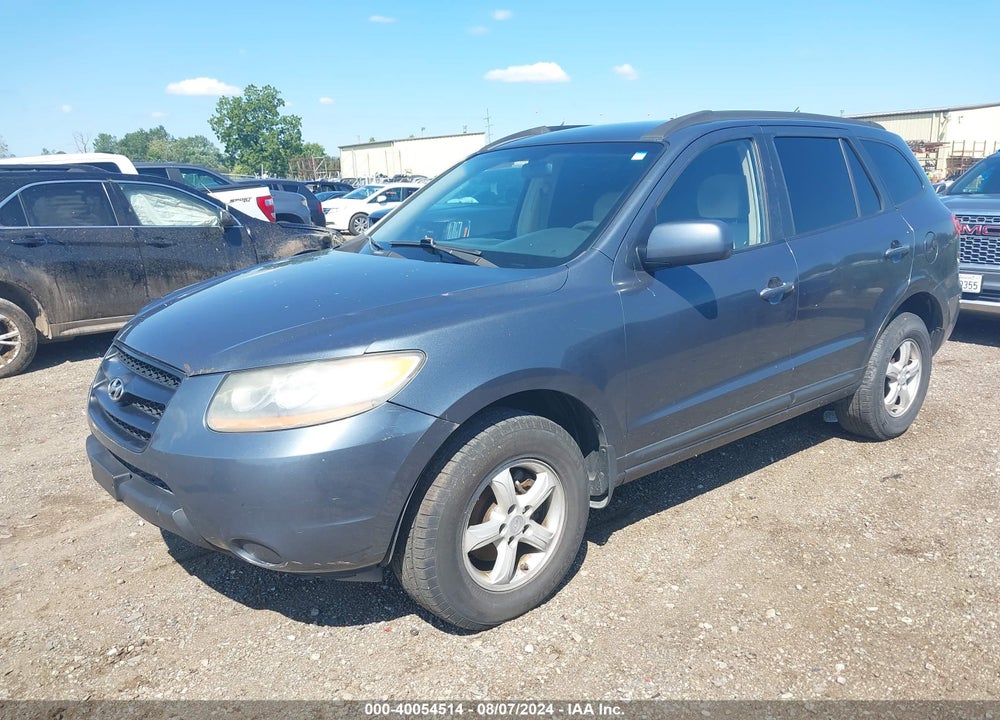 2008 HYUNDAI SANTA FE GLS VIN: 5NMSG13D18H172638