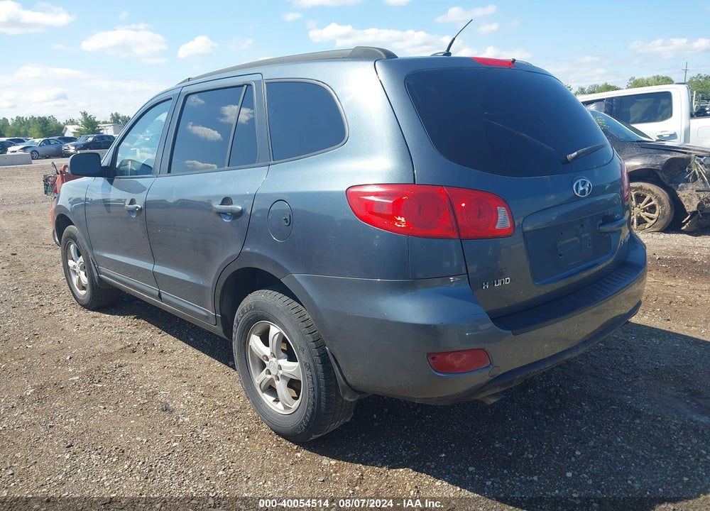 2008 HYUNDAI SANTA FE GLS VIN: 5NMSG13D18H172638