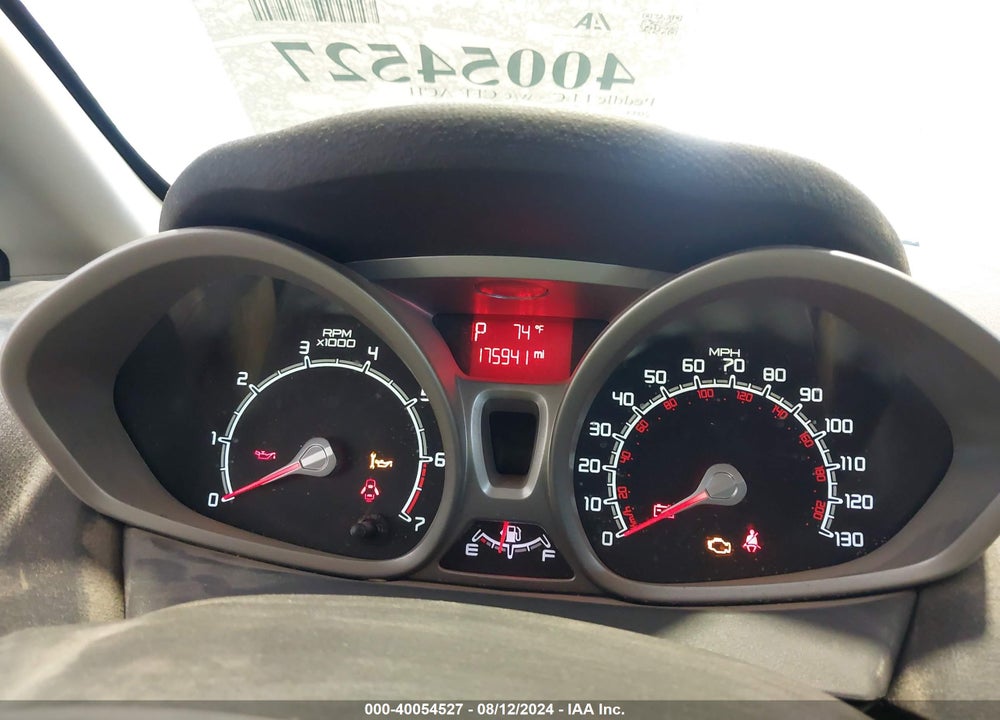 2011 FORD FIESTA SES VIN: 3FADP4FJ7BM135387