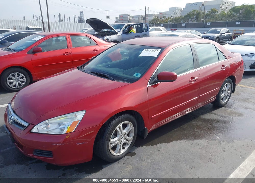 2007 HONDA ACCORD 2.4 SE VIN: 1HGCM56377A032885