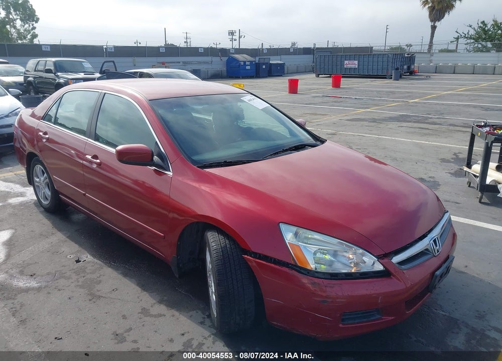 2007 HONDA ACCORD 2.4 SE VIN: 1HGCM56377A032885