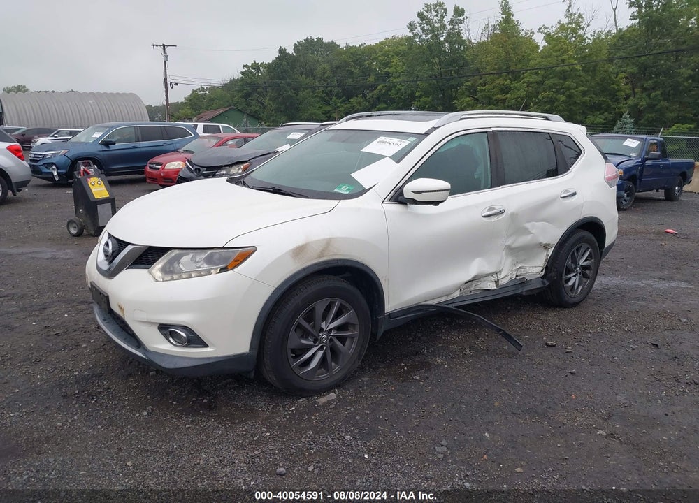 2016 NISSAN ROGUE SL VIN: 5N1AT2MV2GC787597