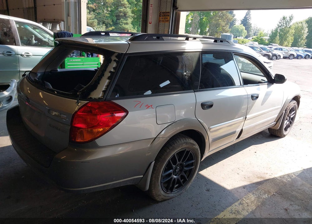 2006 SUBARU OUTBACK 2.5I VIN: 4S4BP61C767310075