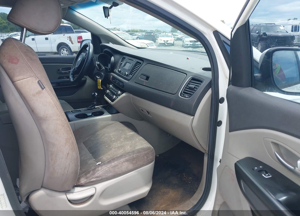 2015 KIA SEDONA L VIN: KNDMA5C13F6081260