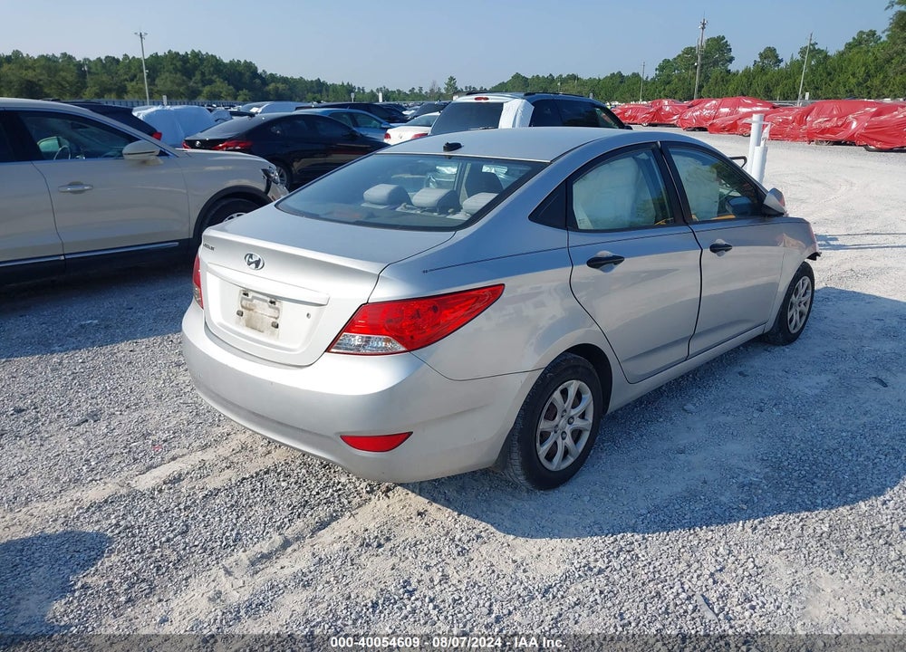 2012 HYUNDAI ACCENT GLS VIN: KMHCT4AEXCU096654