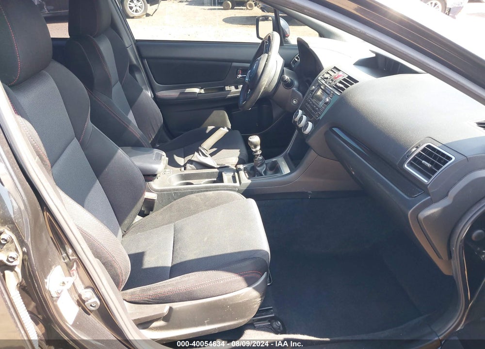 2015 SUBARU WRX PREMIUM VIN: JF1VA1D61F9832285