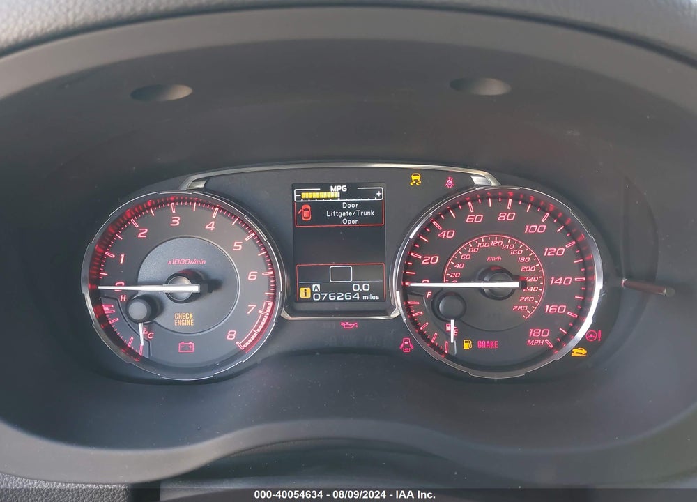 2015 SUBARU WRX PREMIUM VIN: JF1VA1D61F9832285