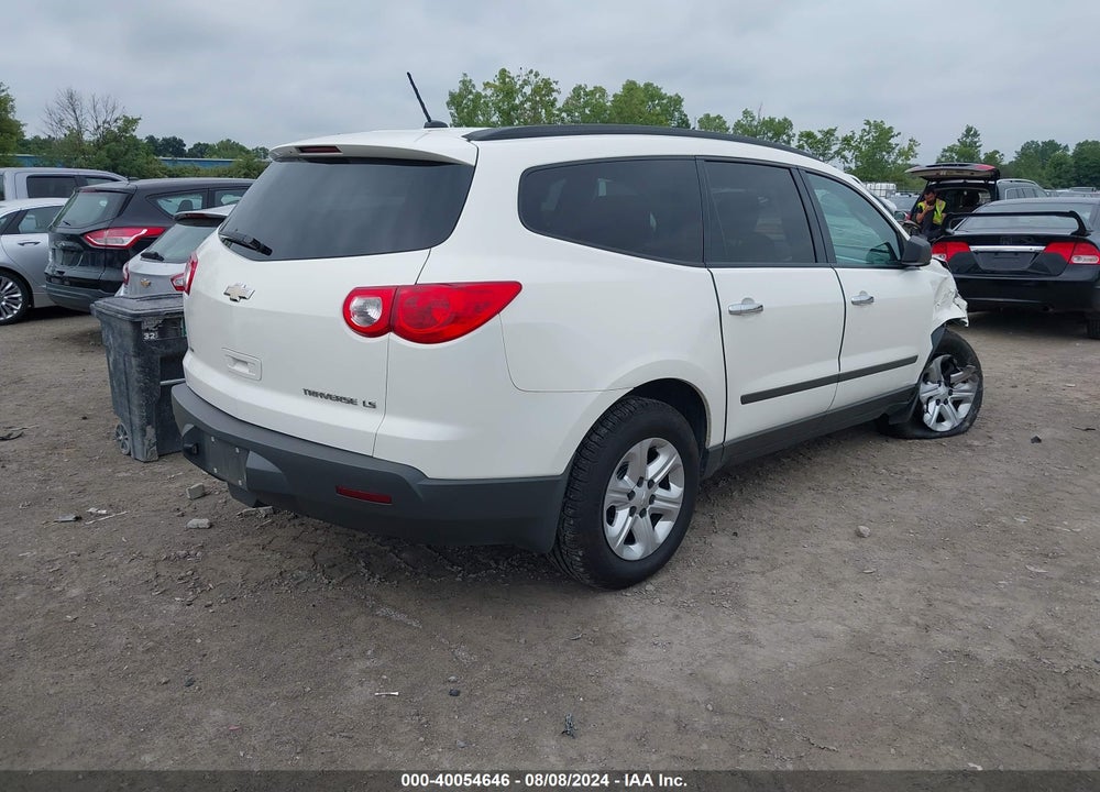 2012 CHEVROLET TRAVERSE LS VIN: 1GNKVFED9CJ227914