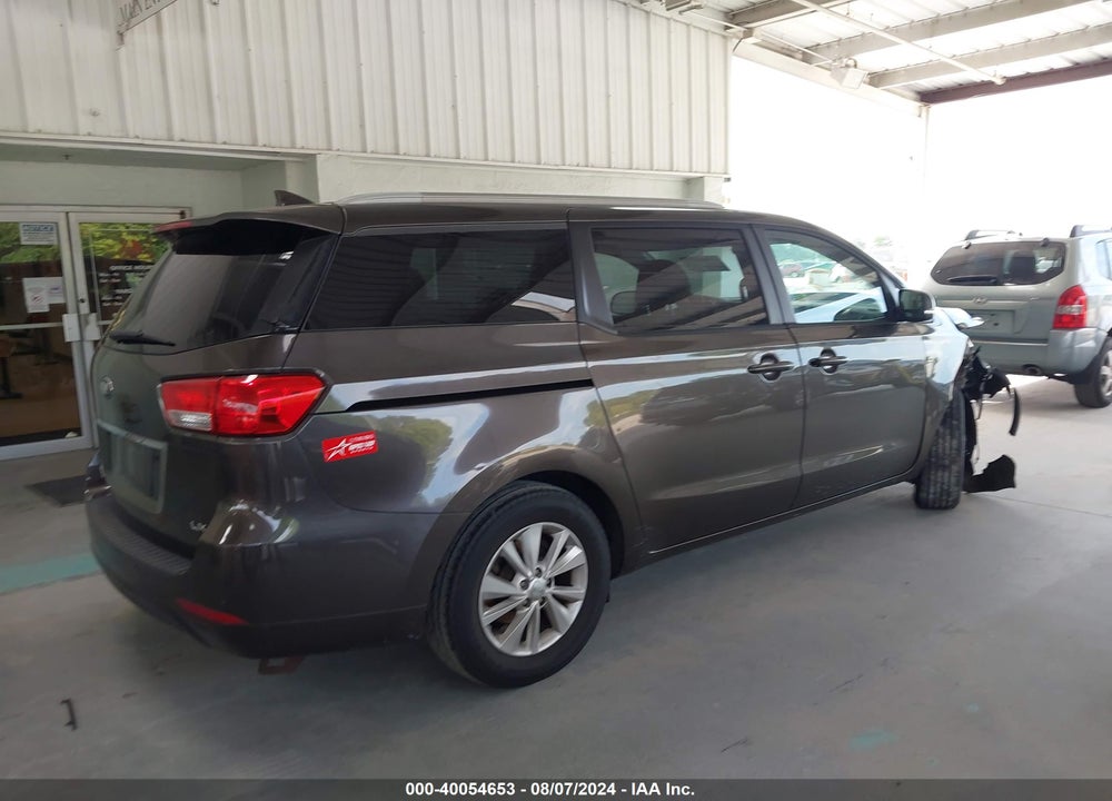 2015 KIA SEDONA LX VIN: KNDMB5C16F6037217