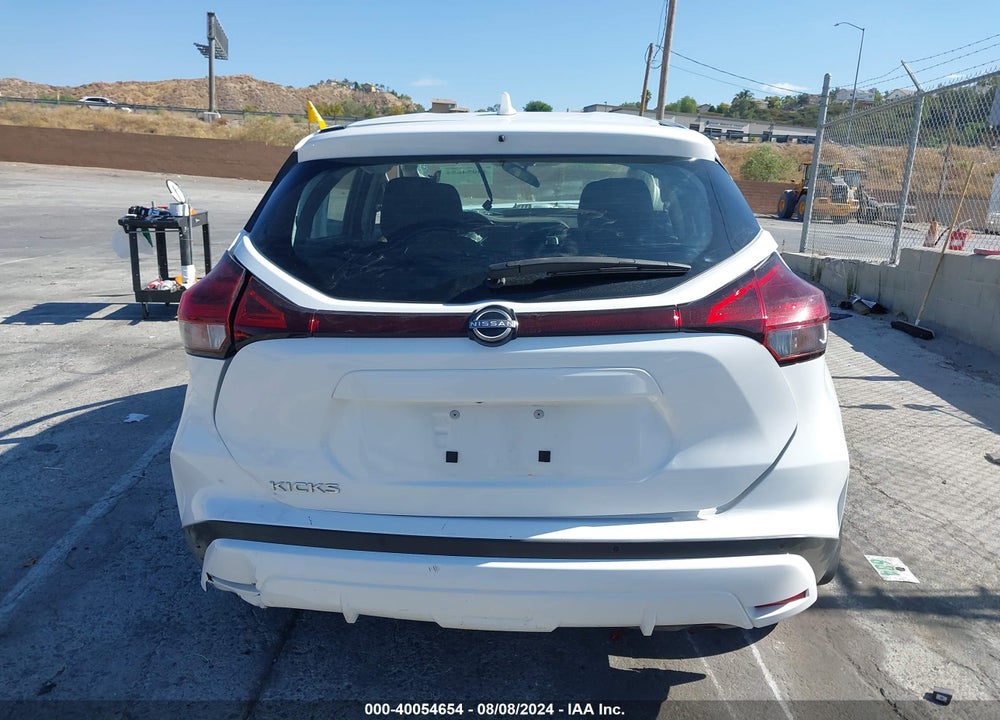 2022 NISSAN KICKS S XTRONIC CVT VIN: 3N1CP5BVXNL498798