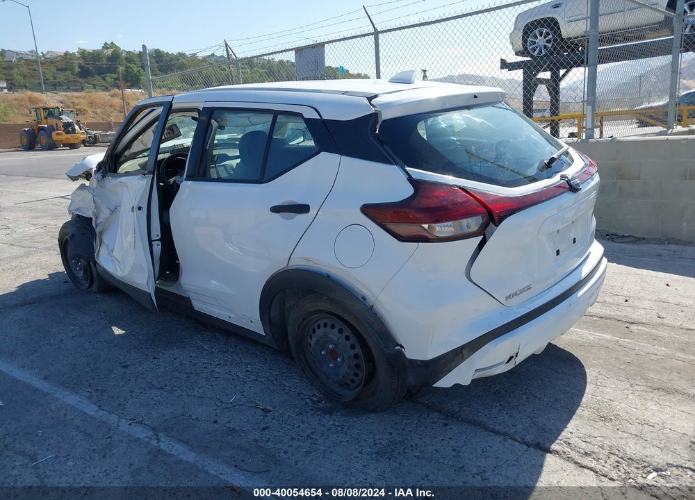 2022 NISSAN KICKS S XTRONIC CVT VIN: 3N1CP5BVXNL498798