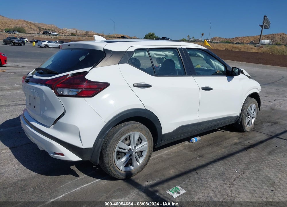 2022 NISSAN KICKS S XTRONIC CVT VIN: 3N1CP5BVXNL498798