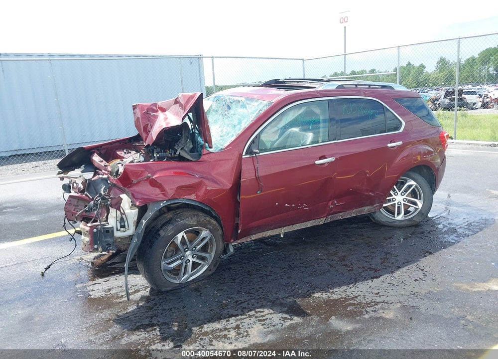 2016 CHEVROLET EQUINOX LTZ VIN: 2GNALDEK2G6186940