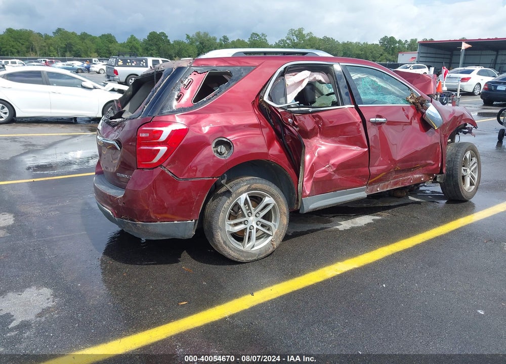 2016 CHEVROLET EQUINOX LTZ VIN: 2GNALDEK2G6186940