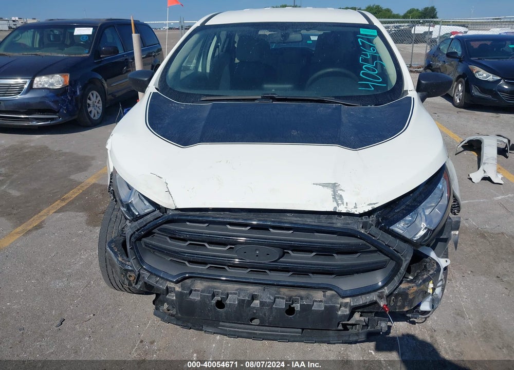 2022 FORD ECOSPORT S VIN: MAJ6S3FL9NC459675
