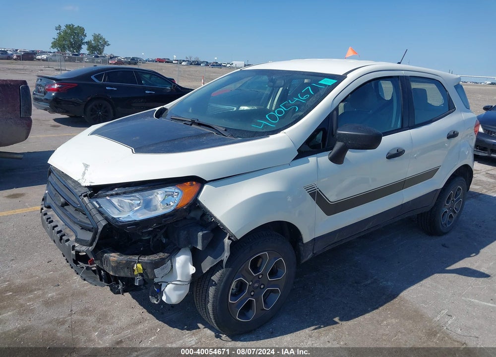 2022 FORD ECOSPORT S VIN: MAJ6S3FL9NC459675