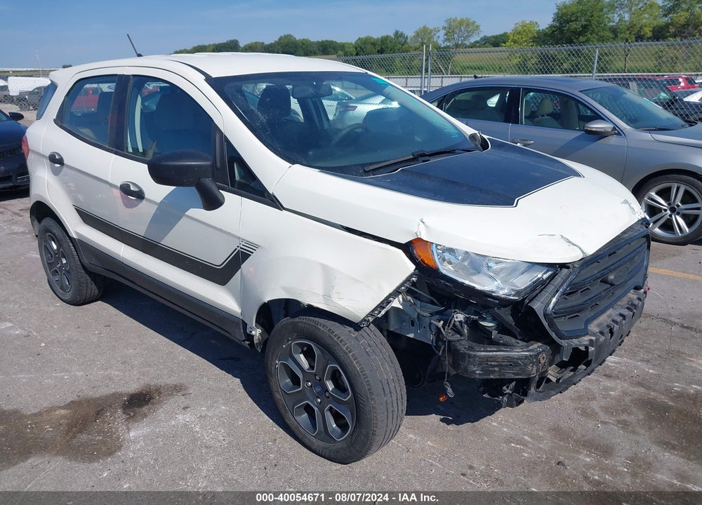 2022 FORD ECOSPORT S VIN: MAJ6S3FL9NC459675