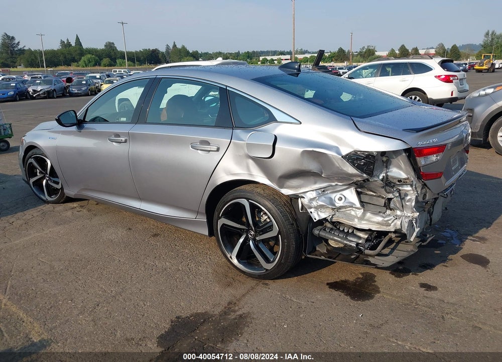 2022 HONDA ACCORD HYBRID SPORT VIN: 1HGCV3F23NA044540
