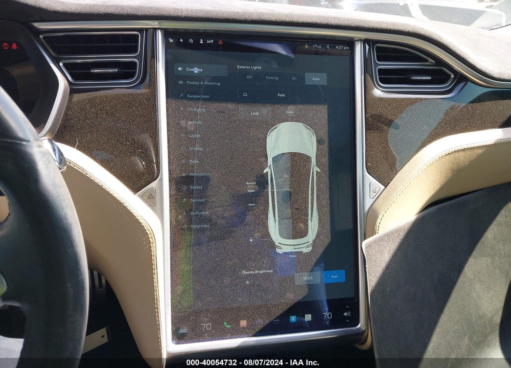 2013 TESLA MODEL S PERFORMANCE VIN: 5YJSA1DPXDFP16270