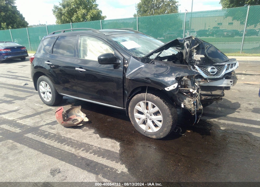2014 NISSAN MURANO SL VIN: JN8AZ1MW4EW525201