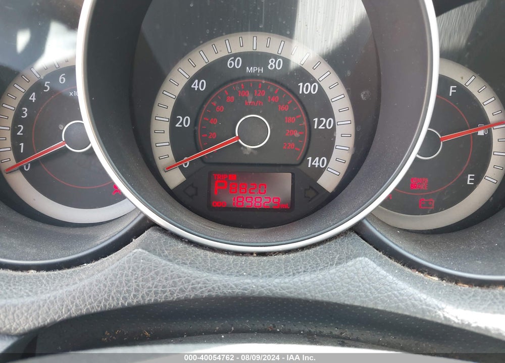 2011 KIA FORTE EX VIN: KNAFU4A26B5359801