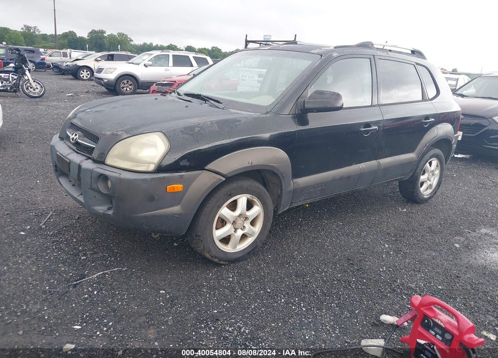2005 HYUNDAI TUCSON GLS/LX VIN: KM8JN12D75U043595