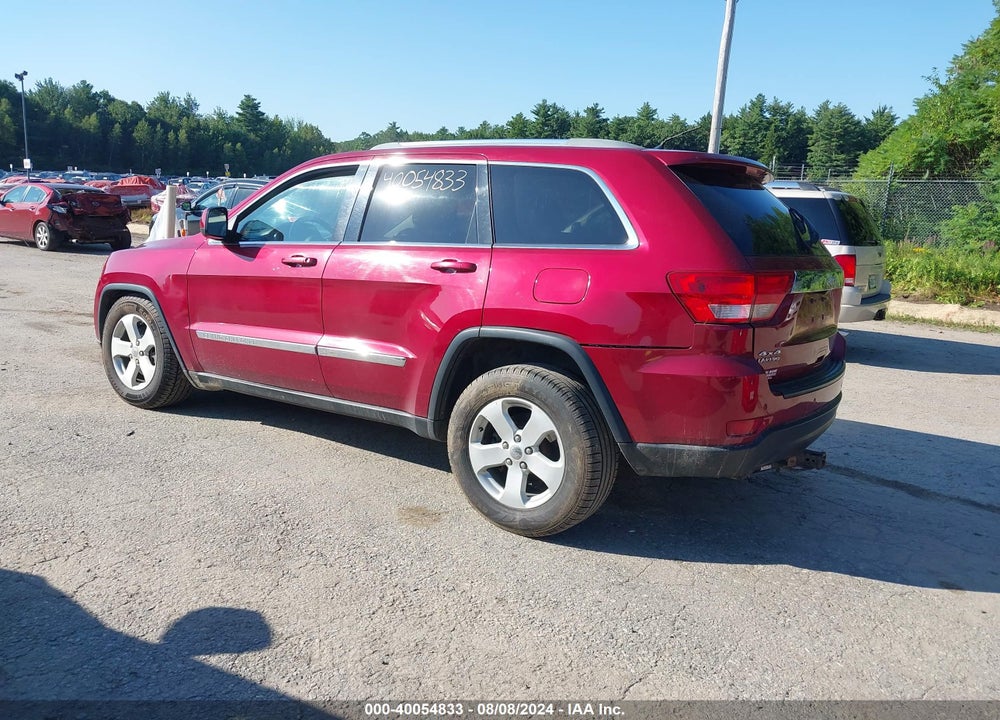 2012 JEEP GRAND CHEROKEE LAREDO VIN: 1C4RJFAG0CC233172