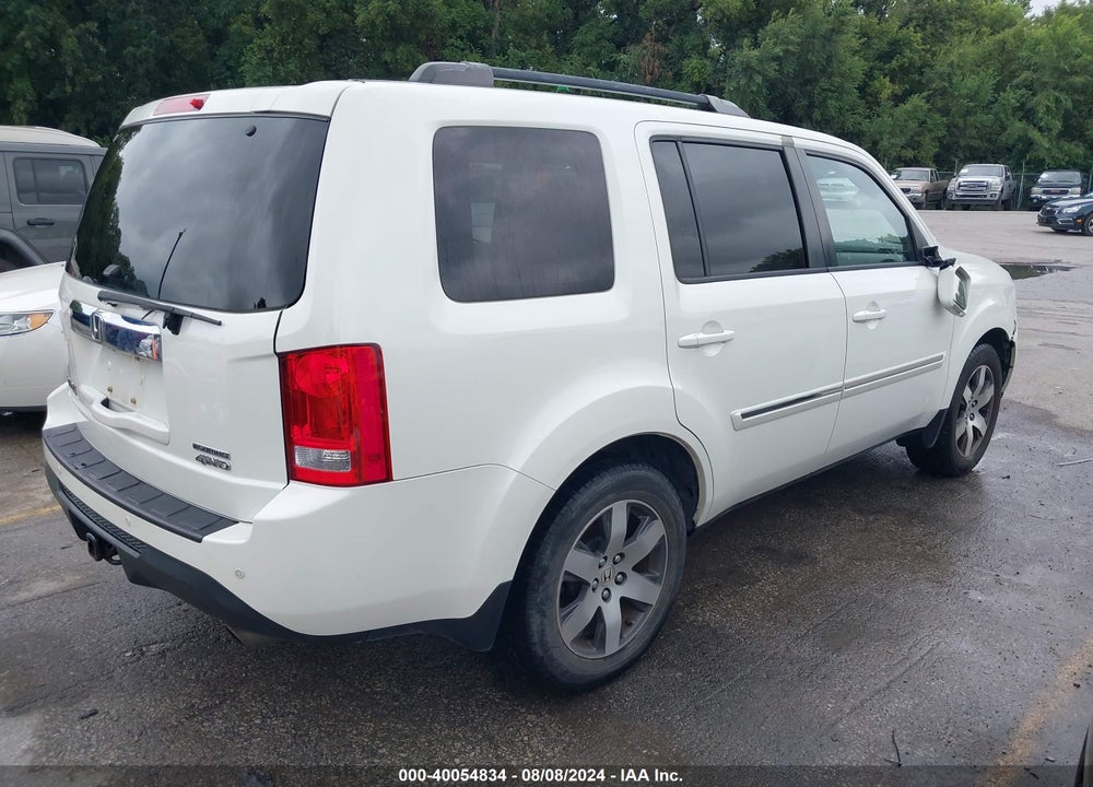 2013 HONDA PILOT TOURING VIN: 5FNYF4H98DB009466
