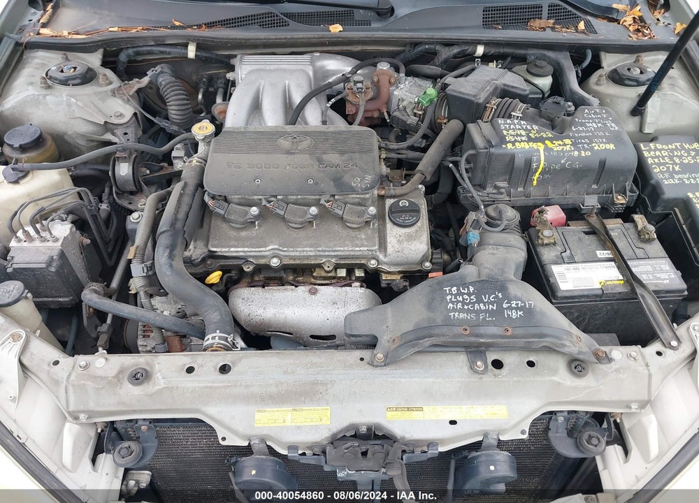 2002 TOYOTA CAMRY XLE V6 VIN: 4T1BF30K32U031177
