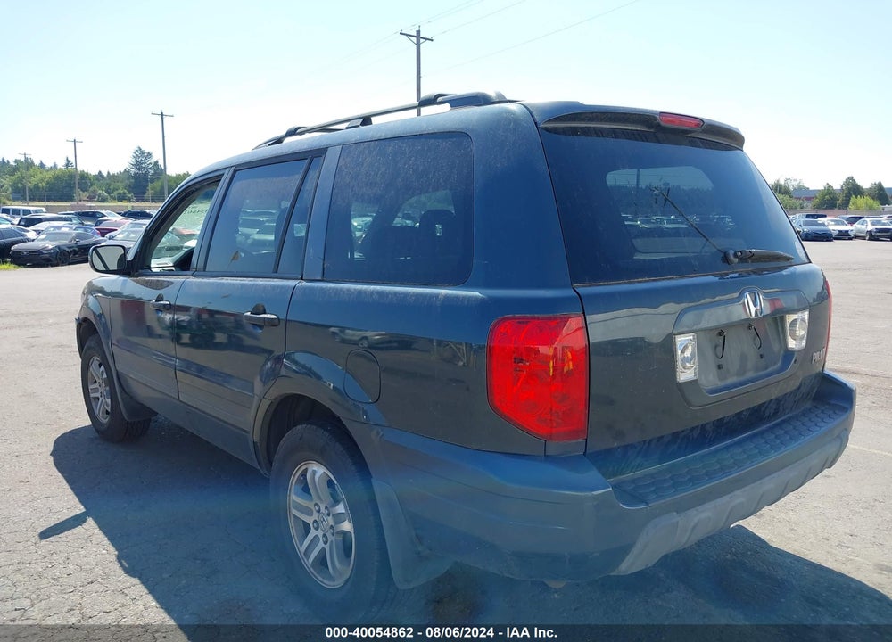 2005 HONDA PILOT EX VIN: 2HKYF18475H554242