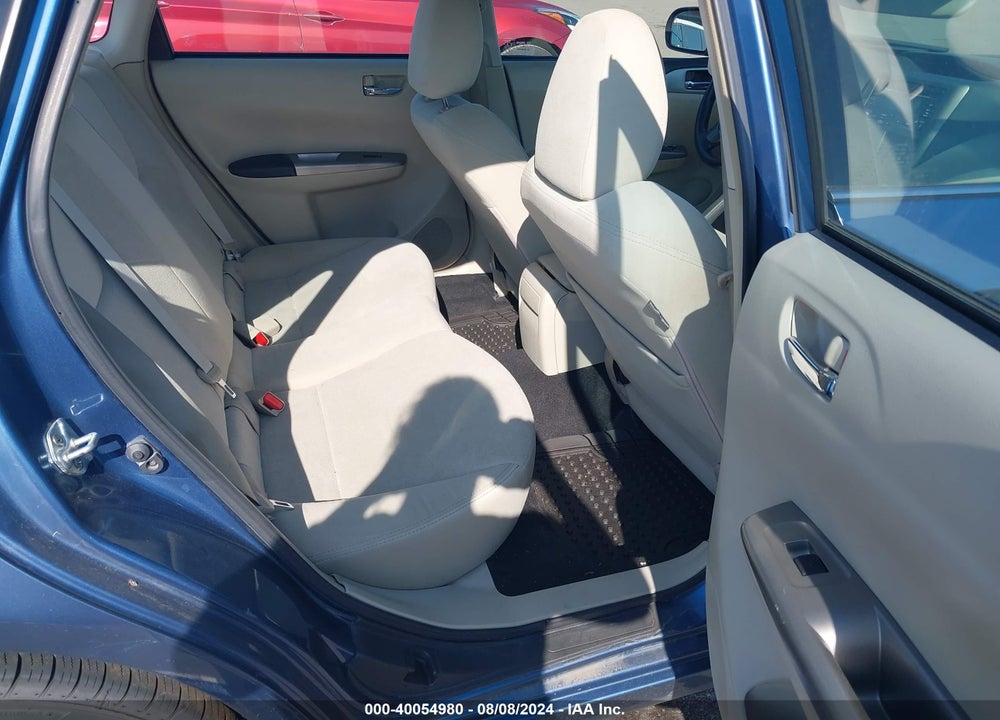 2009 SUBARU IMPREZA 2.5I VIN: JF1GE61639H510627