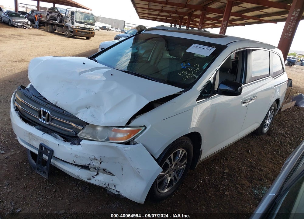 2012 HONDA ODYSSEY EXL VIN: 5FNRL5H61CB063649