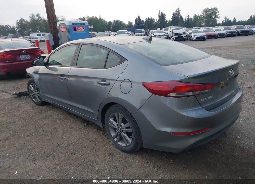 2017 HYUNDAI ELANTRA SE VIN: KMHD84LF9HU409888