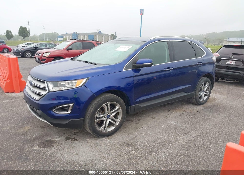 2015 FORD EDGE TITANIUM VIN: 2FMTK4K90FBB09944