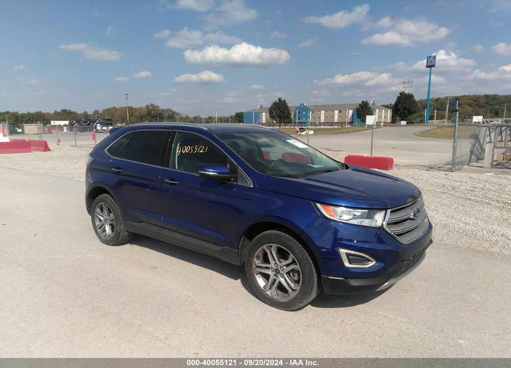 2015 FORD EDGE TITANIUM VIN: 2FMTK4K90FBB09944