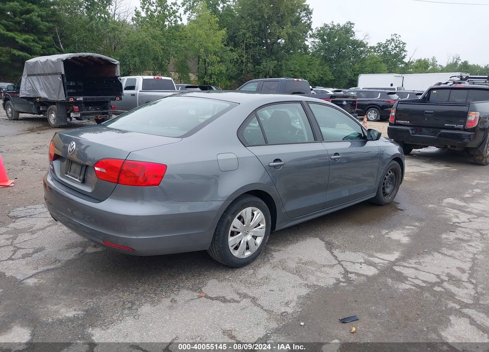 2012 VOLKSWAGEN JETTA S VIN: 3VW1K7AJXCM353794