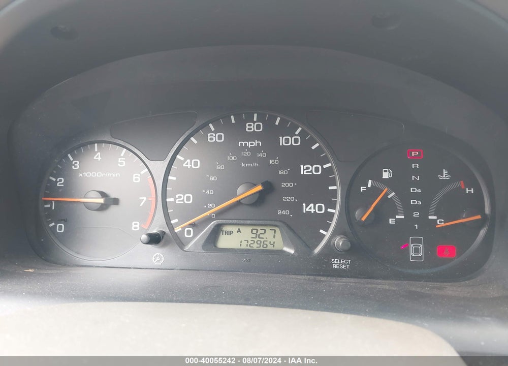 2002 HONDA ACCORD EX VIN: 1HGCG56632A126725