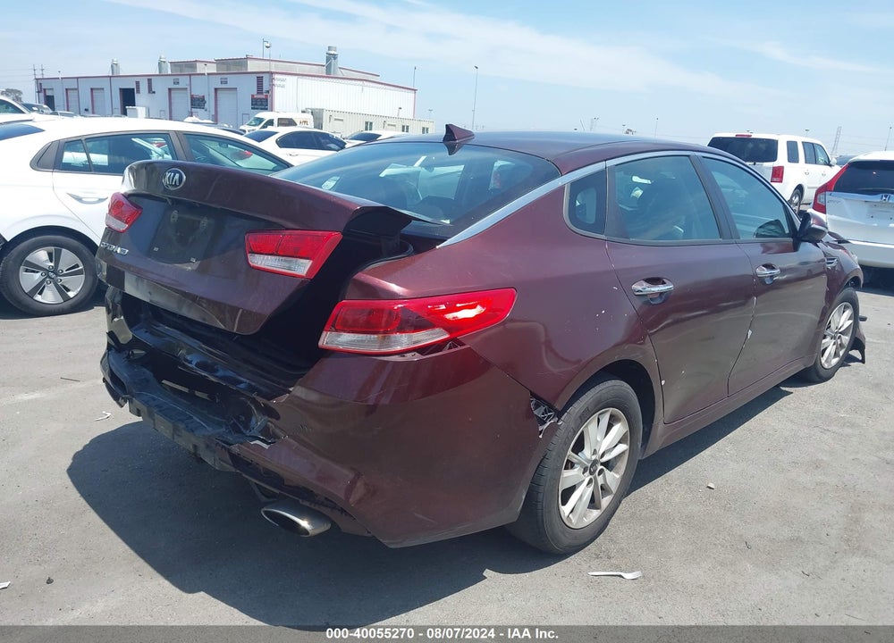 2016 KIA OPTIMA LX VIN: 5XXGT4L38GG022050