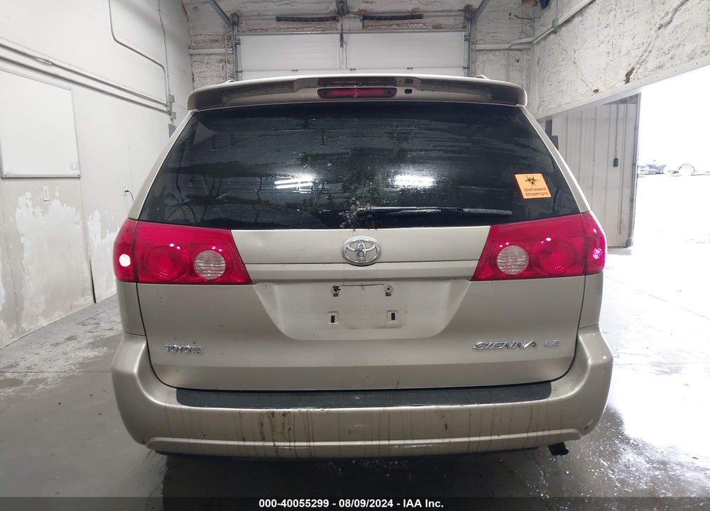 2009 TOYOTA SIENNA CE/LE VIN: 5TDZK23C09S226651