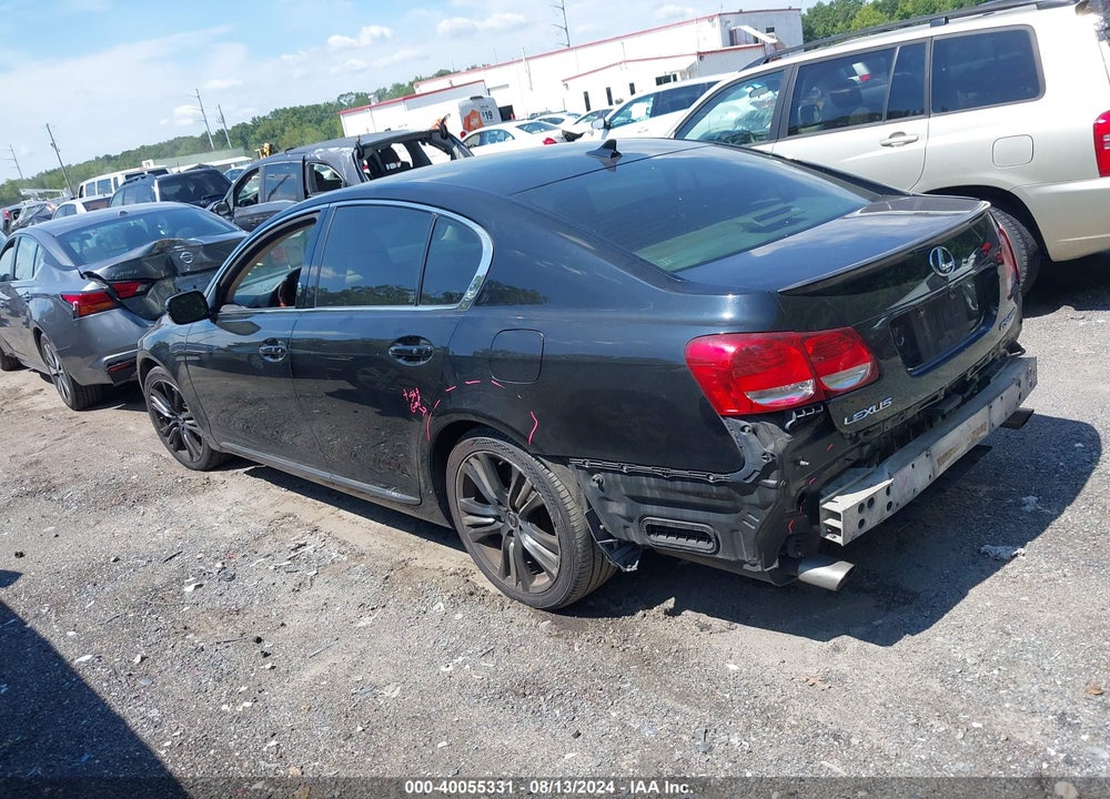 2007 LEXUS GS VIN: JTHBC96SX75011158