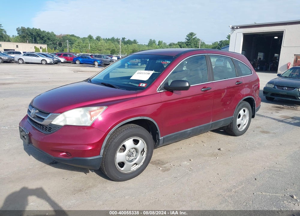 2010 HONDA CR-V LX VIN: 5J6RE4H3XAL043608