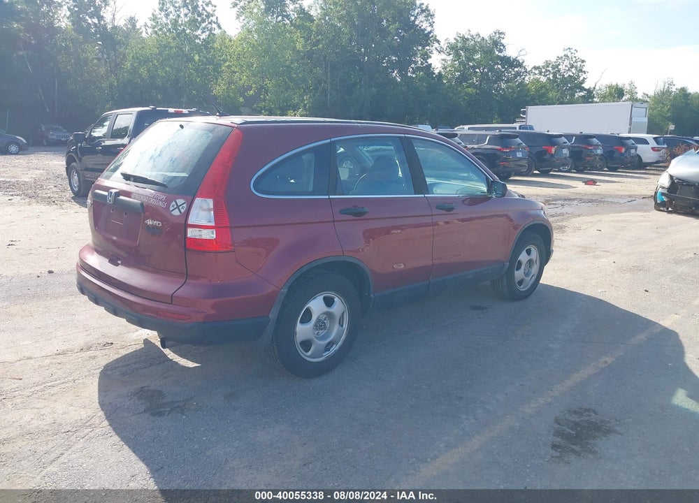 2010 HONDA CR-V LX VIN: 5J6RE4H3XAL043608